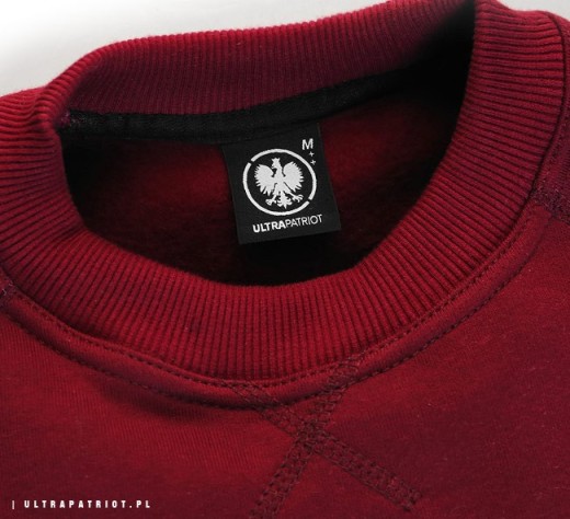 Sweatshirt Polska Walcząca Ultrapatriot burgundy