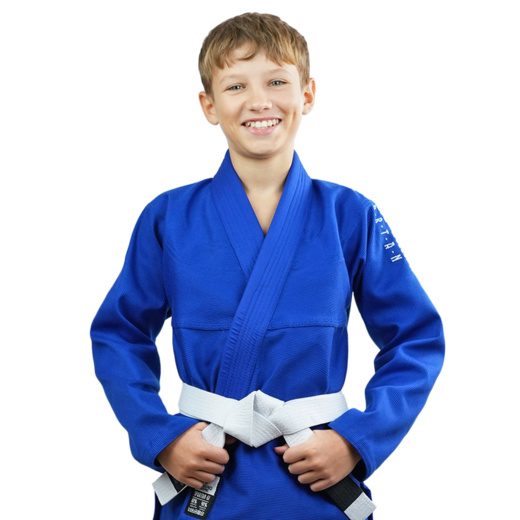 Kimono dla dzieci BJJ Ground Game GI "SPARTAN" - niebieskie