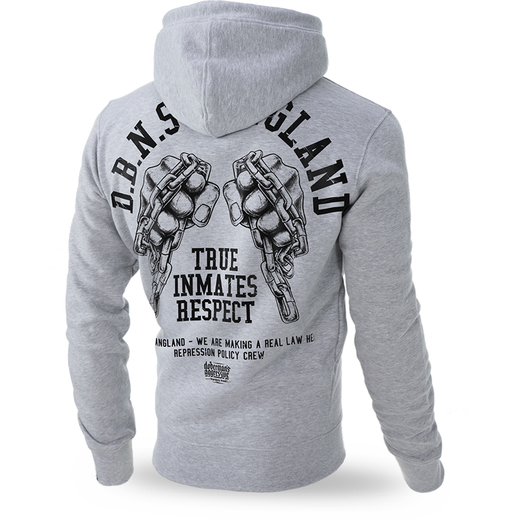 Dobermans Aggressive Zip Hoodie &quot;Gangland BZ254&quot; - gray