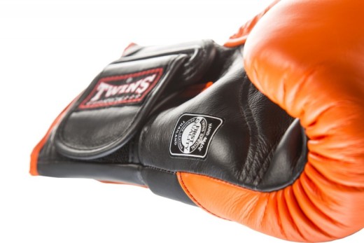 TWINS SPECIAL BGVL-6 boxing gloves (orange/black palm) &quot;K&quot; 