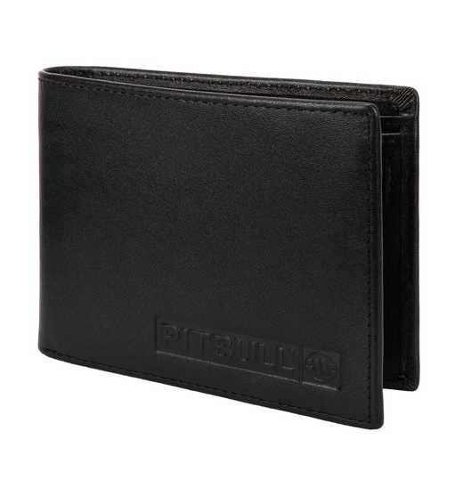 PIT BULL &quot;National City 2&quot; leather wallet - black