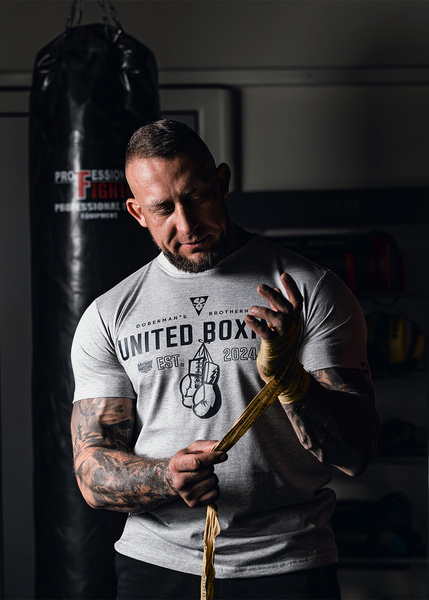 T-shirt Dobermans Aggressive &quot;United Boxing&quot; TS337&quot; - Navy blue