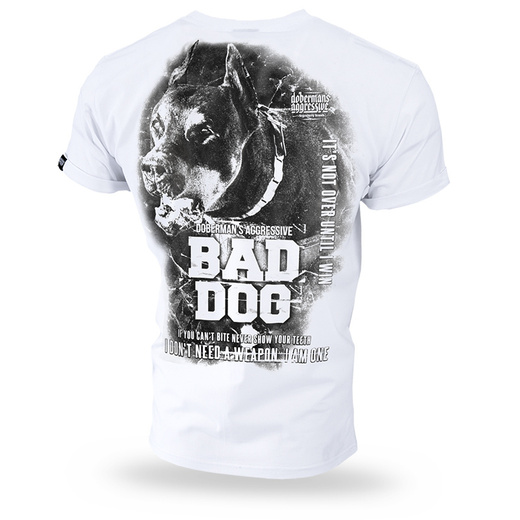 Koszulka T-shirt Dobermans Aggressive "Bad Dog TS310" - biała