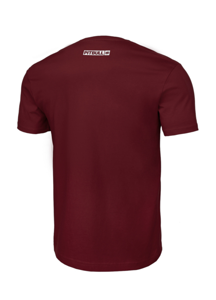 T-shirt PIT BULL &quot;Hilltop&quot; &#39;22 - burgundy