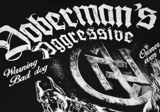 Dobermans Aggressive &quot;Black Devil II BC198&quot; sweatshirt - black