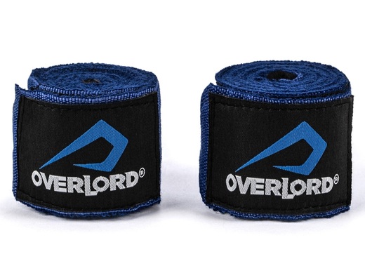 Boxing bandage wraps 3.5 m Overlord - blue