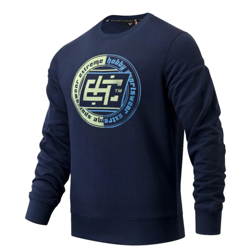 Extreme Hobby &quot;SLANT&quot; Classic Sweatshirt - Navy Blue