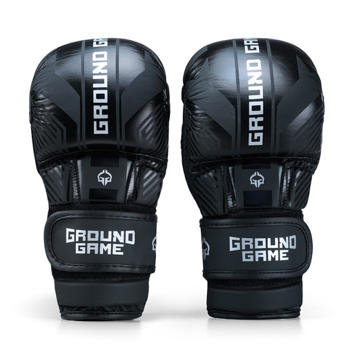 Ground Game MMA PRO &quot;Stripe 2.0&quot; Gloves - Black