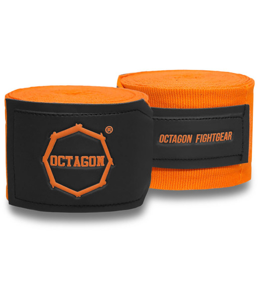 Fightgear Supreme Basic boxing bandages Octagon 3 m - orange