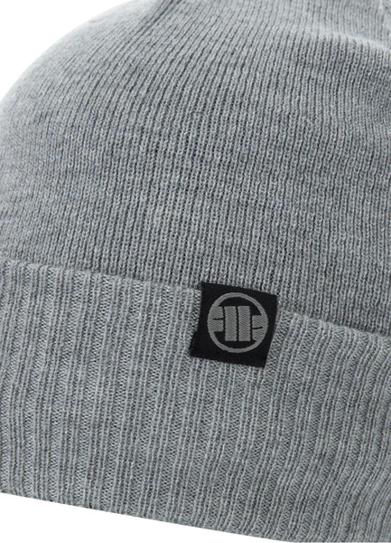 Winter hat PIT BULL &quot;Bubble Small Logo &#39;21&quot; - gray