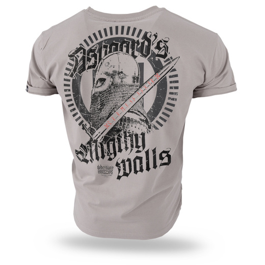 Koszulka T-shirt Dobermans Aggressive "ASGAARD'S" TS282H - beżowa