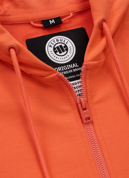 PIT BULL TAPE NUGGET zip-up hoodie - sand