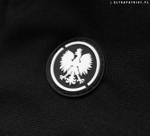 Bluza rozpinana na stójce UltraPatriot ORZEŁ - czarna