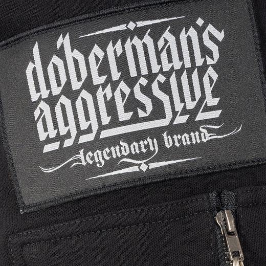 Dobermans Aggressive &quot;Classic Logo BZK322&quot; zip-up hoodie - black