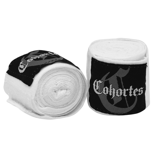 Cohortes boxing bandages wraps 4m - white