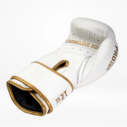 StormCloud &quot;Boxing Pro&quot; boxing gloves - white / gold