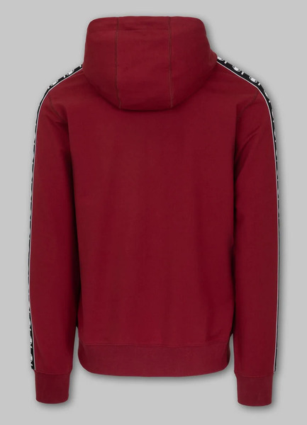 PIT BULL TAPE NUGGET zip-up hoodie - burgundy