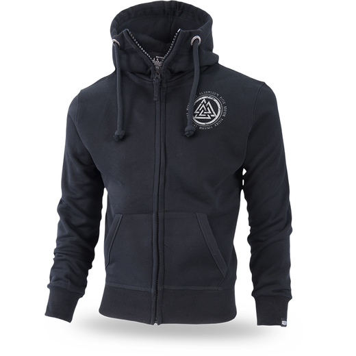 Dobermans Aggressive Zip Hoodie &quot;Wrath Norsemen BZ208&quot; - black