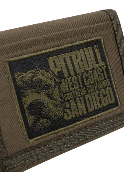 PIT BULL &quot;Blood dog&quot; wallet - olive