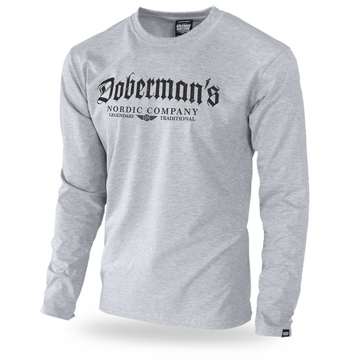 Dobermans Aggressive Longsleeve T-shirt &quot;GOTHIC LS326&quot; - gray