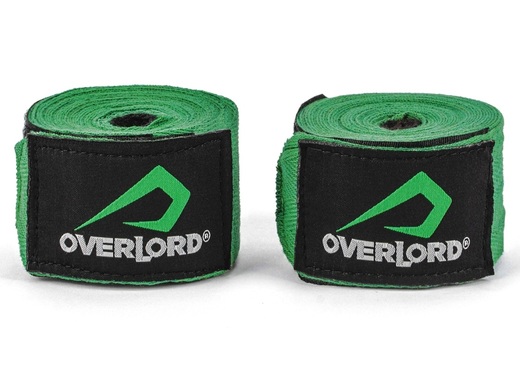 Wrap boxing bandage 4,5 m Overlord - green