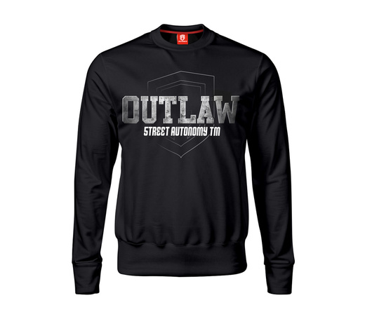 Bluza klasyczna Street Autonomy OUTLAW 2024 - czarna