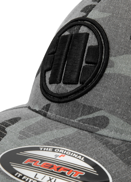 PIT BULL &quot;Embroidery Logo&quot; Full Cap - gray camo