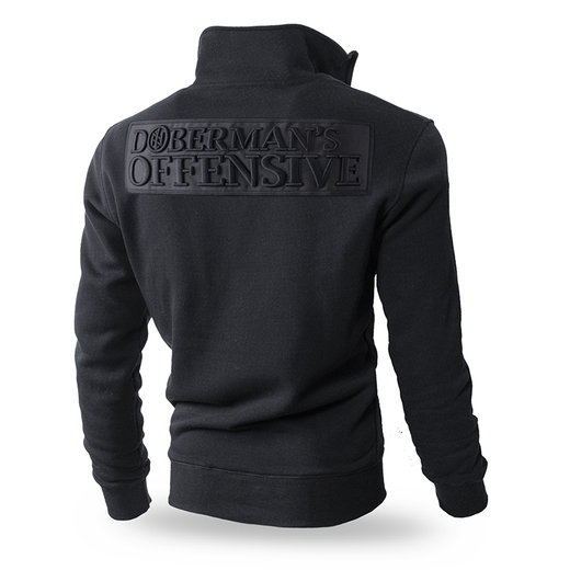 Dobermans Aggressive &quot;Offensive BCZ232&quot; zipped sweatshirt - black