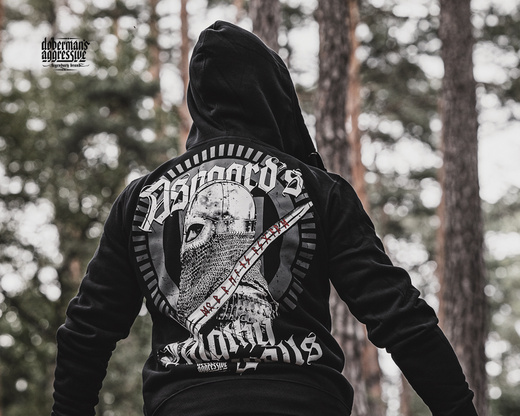 Koszulka T-shirt Dobermans Aggressive "ASGAARD'S" TS282A - czarna