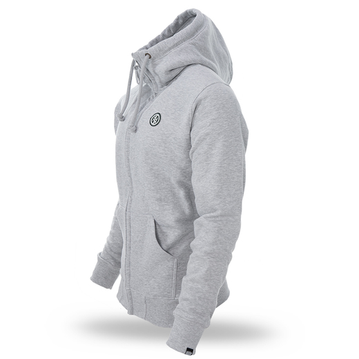 Dobermans Aggressive Zip Hoodie &quot;Mystical Circle BZ253&quot; - gray