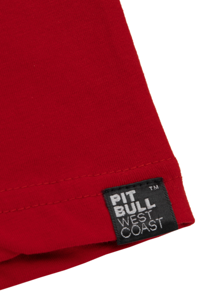 T-shirt PIT BULL &quot;Small Logo &#39;21&quot; - red