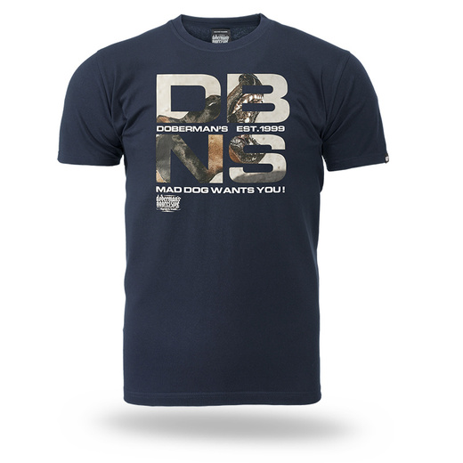 T-shirt Dobermans Aggressive &quot;DBNS TS354&quot; - navy blue