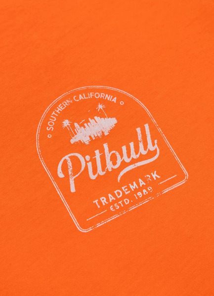 Pit Bull Ultra Light SO CAL Men&#39;s T-Shirt - Orange 