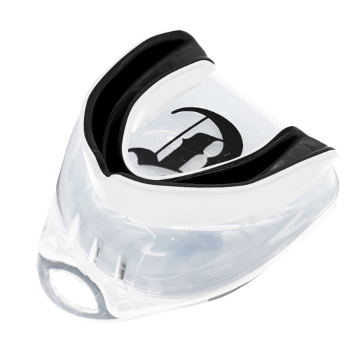 Cohortes &quot;Complex&quot; single mouth protector - white and black