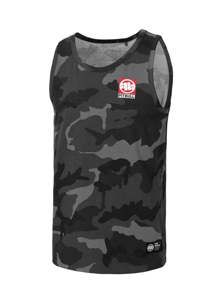 Men&#39;s Pit Bull Slim Fit Small Hilltop Tank Top - Black Camo