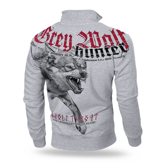 Dobermans Aggressive &quot;GRAY WOLF BCZ200&quot; zip-up sweatshirt - gray