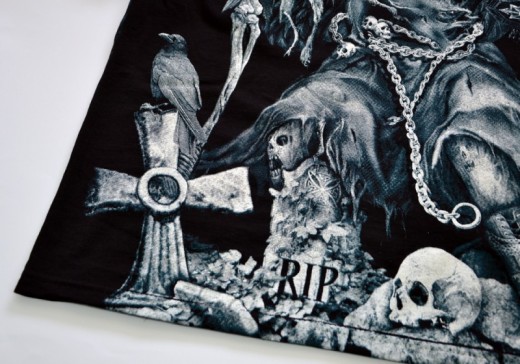 &quot;Grim Reaper&quot; T-shirt