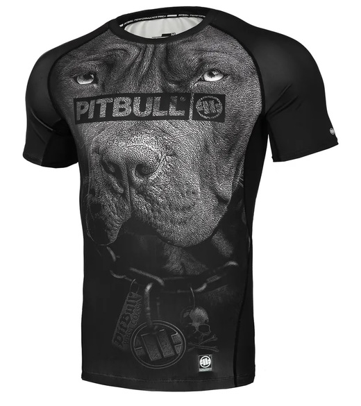 PIT BULL Performance Pro &quot;BORN IN&quot; rashguard - black