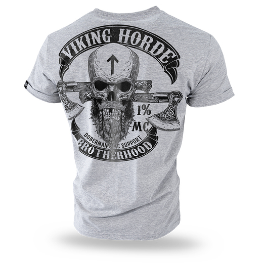 Dobermans Aggressive T-shirt &quot;Viking Horde TS212&quot; - gray