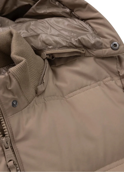 Men&#39;s winter jacket with hood PIT BULL &quot;DUNCAN&quot; - sand