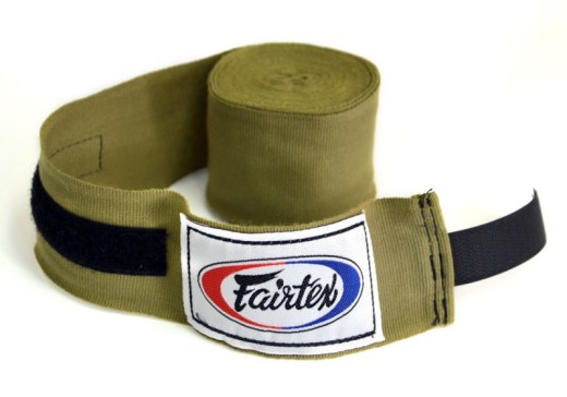 ELASTYCZNE OWIJKI NA DŁONIE FAIRTEX HW2 (olive green) 4,5m "K"