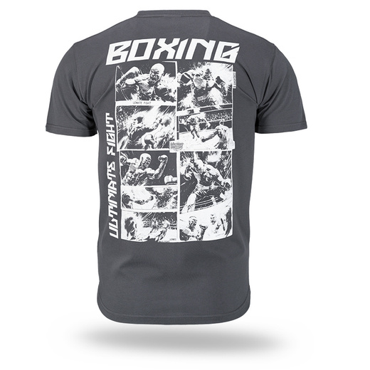 T-shirt Dobermans Aggressive &quot;COMICS BOXING&quot; TS359G - graphite