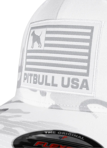 Czapka z daszkiem Full Cap PITBULL USA - biały