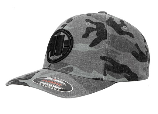 PIT BULL &quot;Embroidery Logo&quot; Full Cap - gray camo