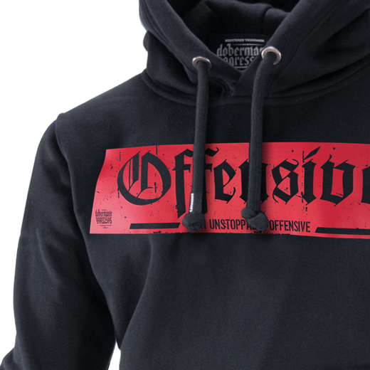 Dobermans Aggressive &quot;An Unstoppable Offenssive BK265&quot; hoodie - black