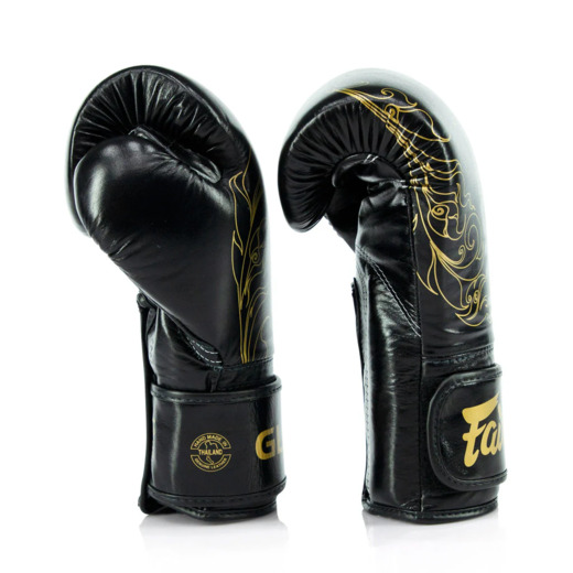 FAIRTEX BOXING GLOVES BGVG3 &quot;GLORY&quot; (black) &quot;K&quot;