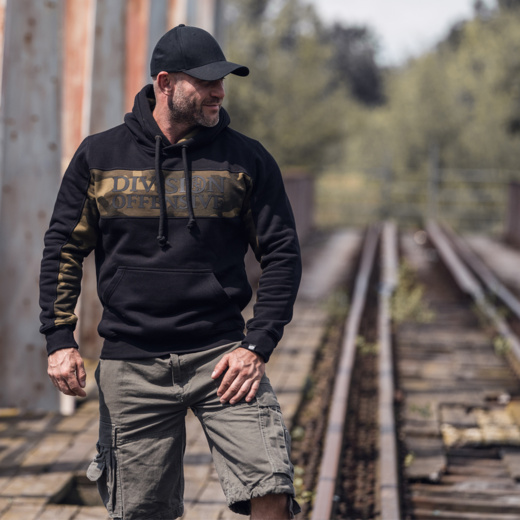 Dobermans Aggressive &quot;Division Offensive BKP342&quot; Hoodie - Black