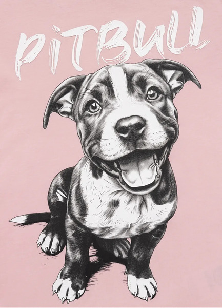 PIT BULL &quot;PUPPY II&quot; women&#39;s t-shirt - pink