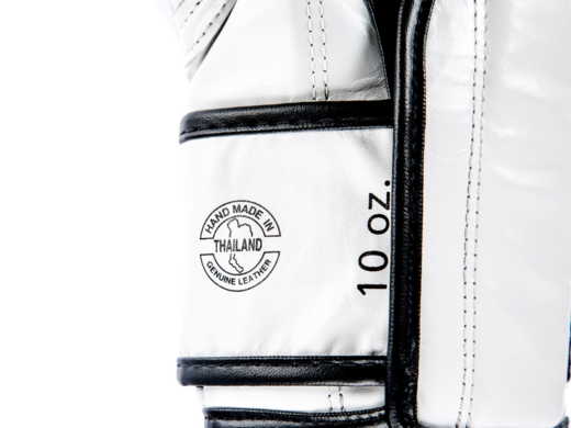 RĘKAWICE BOKSERSKIE FAIRTEX BGVG1 "GLORY" (white/black piping) "K"