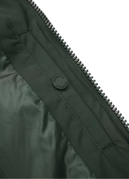 PIT BULL &quot;BURNT&quot; quilted winter jacket with hood - olive